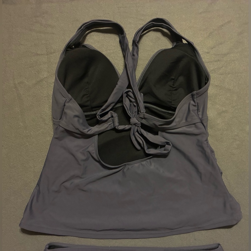 NWT Grey Cupshe Tankini Set - Picture 4 of 16